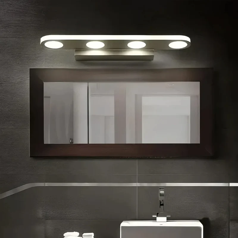 LED Badezimmer-Wandleuchte in Weiß, modern, dimmbar, IP44