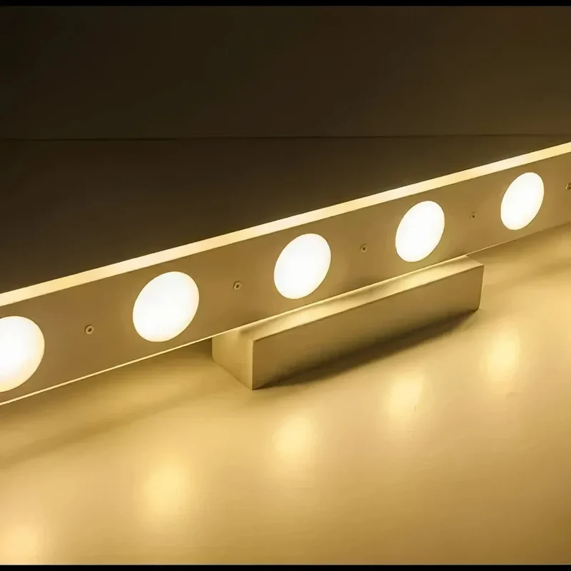 LED Badezimmer-Wandleuchte in Weiß, modern, dimmbar, IP44