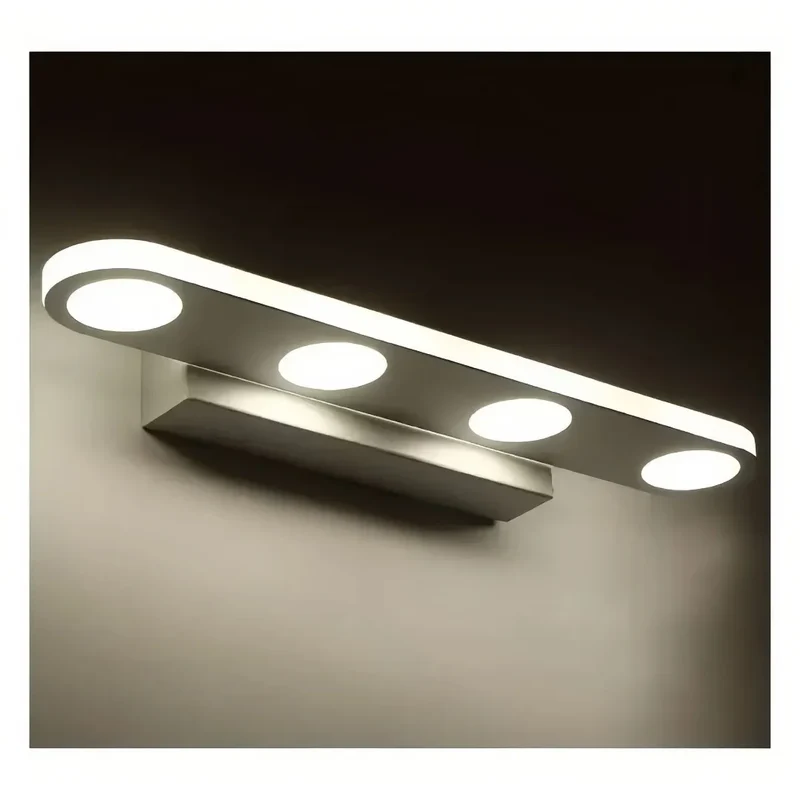 LED Badezimmer-Wandleuchte in Weiß, modern, dimmbar, IP44
