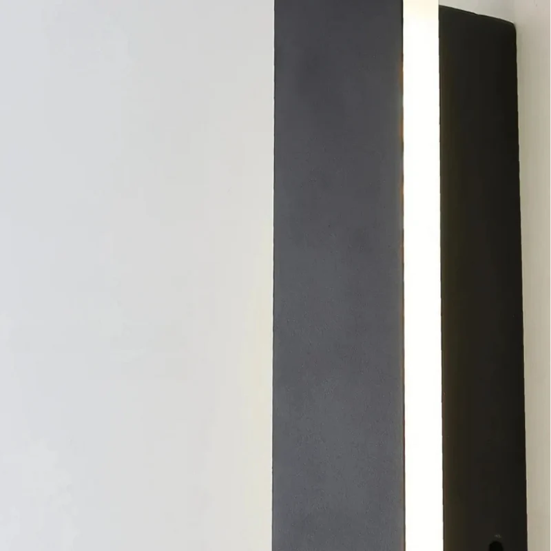 LED Außenwandleuchte mit Bewegungsmelder dimmbar, Schwarz, 30–150 cm