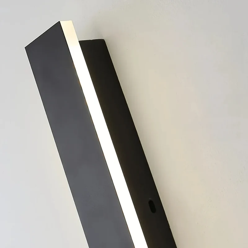 LED Außenwandleuchte mit Bewegungsmelder dimmbar, Schwarz, 30–150 cm