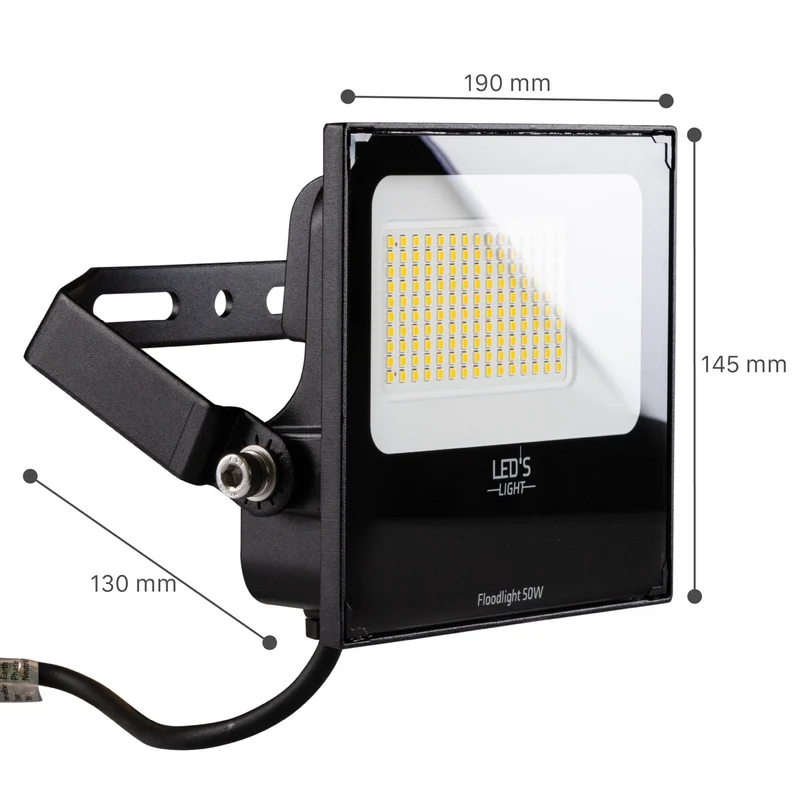 LED-Strahler 50W neutralweiß IP65 IK08 Schnellmontagebügel - LED's Light