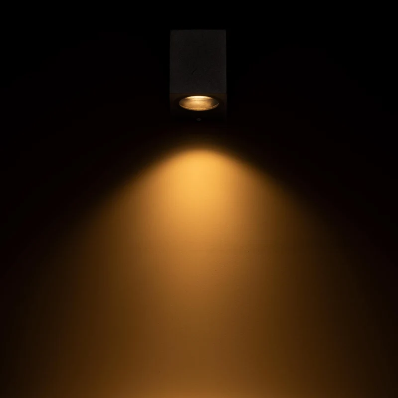 Außen-Wandleuchte schwarz 1x GU10 IP44 für LED und Halogen bis 35W - LED's Light