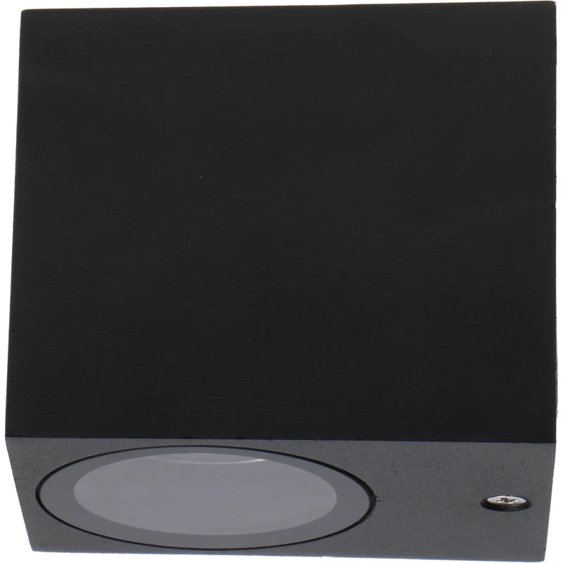 Außen-Wandleuchte schwarz 1x GU10 IP44 für LED und Halogen bis 35W - LED's Light