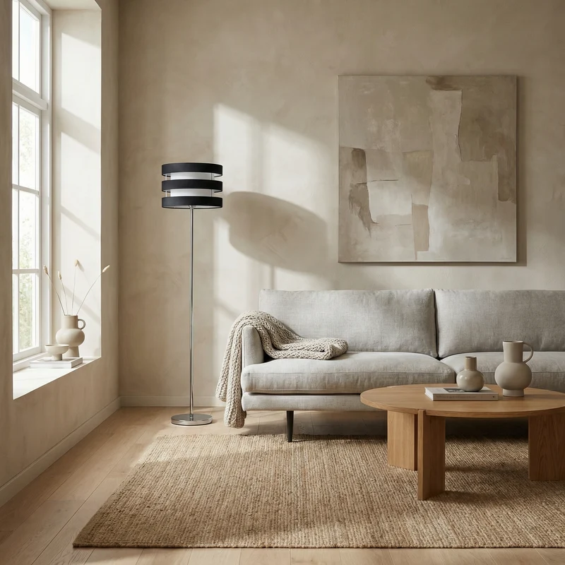 Moderne Stehlampe mit matter Oberfläche im zeitlosen Stil – Astoria