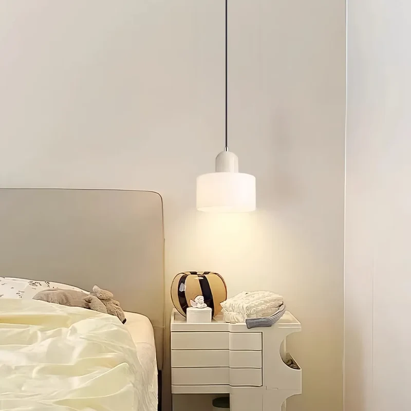 Pendelleuchte im nordischen Morandi-Stil aus Glas für das Esszimmer