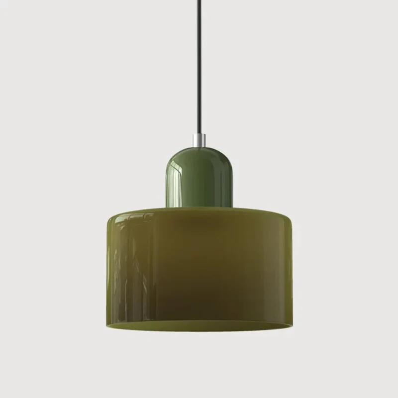 Pendelleuchte im nordischen Morandi-Stil aus Glas für das Esszimmer