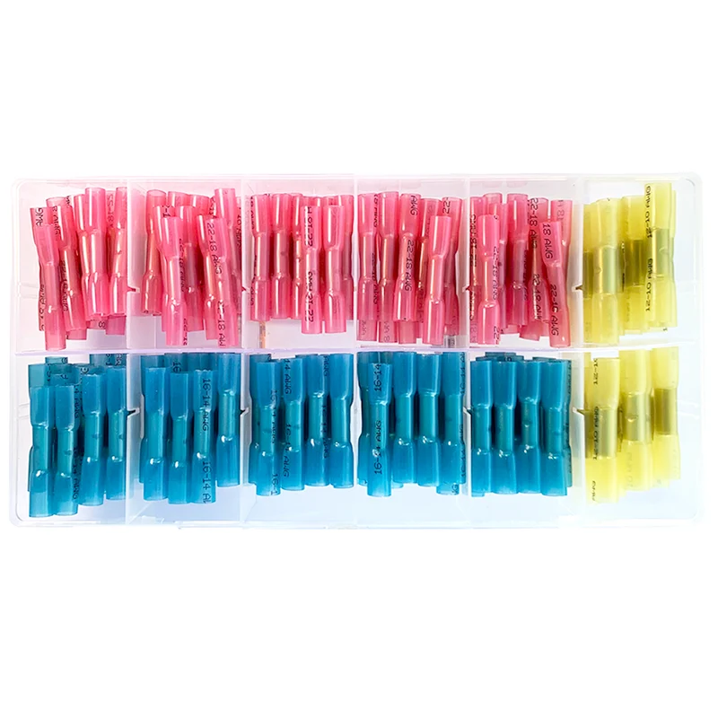 Sortierte Warmschrumpf-Crimp-Stoßverbinder / 180St