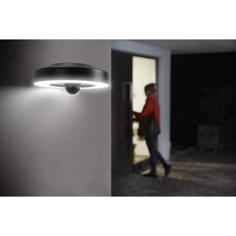 OSRAM SMART+ Outdoor-Wand- & Deckenleuchte + Kamera, grau
