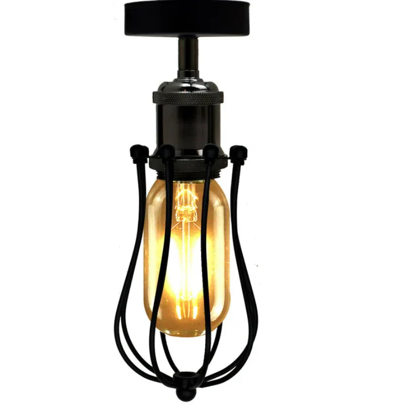LEDSONE Käfig-Deckenlampe Metall-Leuchte im Industrie ~3160