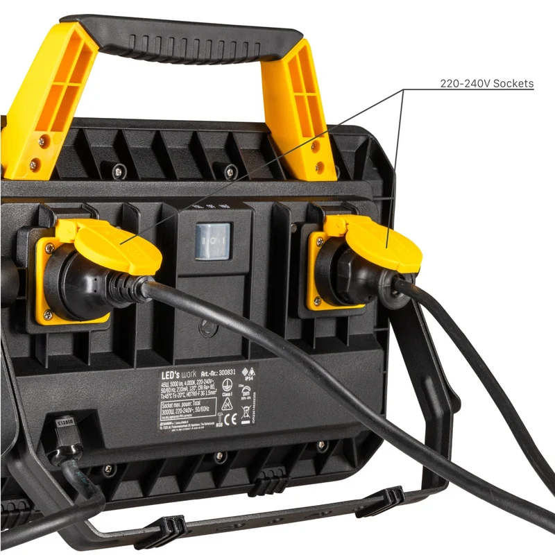 LED Baustrahler 45 Watt 5000 Lumen IP54 - LED's Work