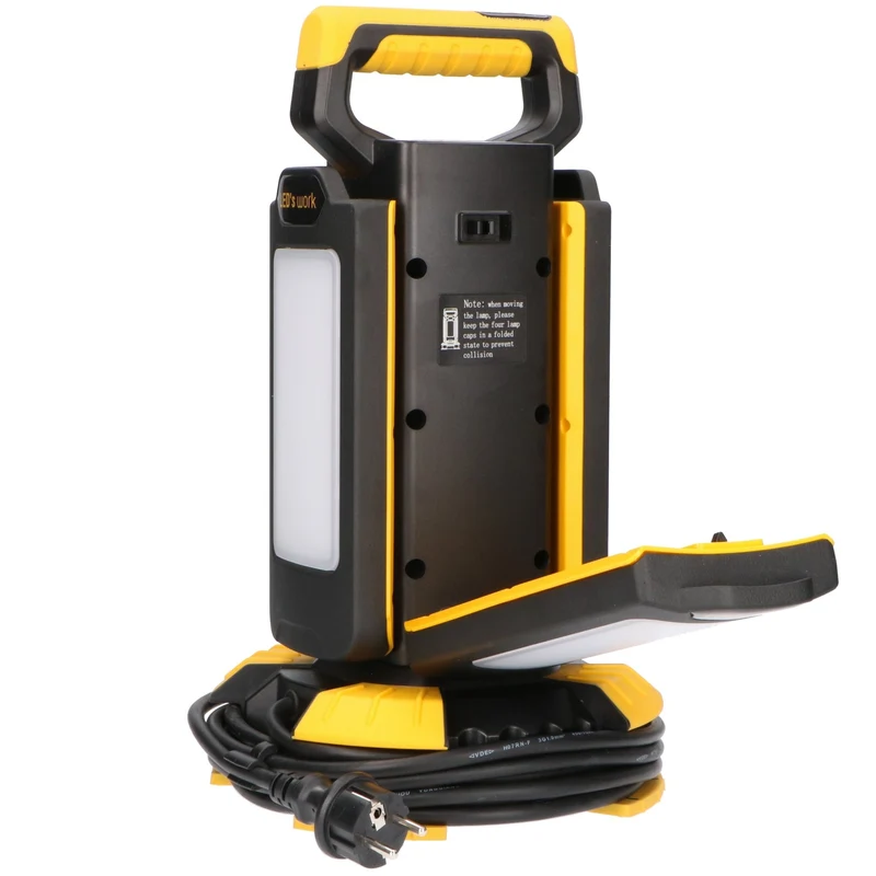 LED's Work NovaLight Bauleuchte 14000 - 4 Lichtpunkte - Dimmbar - IP54 wasser- und staubdicht