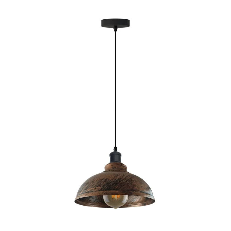Retro Deckenlampe Vintage Pendelleuchte Hängelampe Ø 29cm ~ 3193