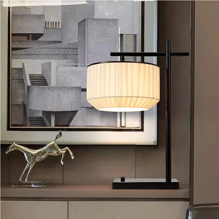 Luxus Tischlampe mit Seilzug-Silhouette und sanfter Beleuchtung – Olum