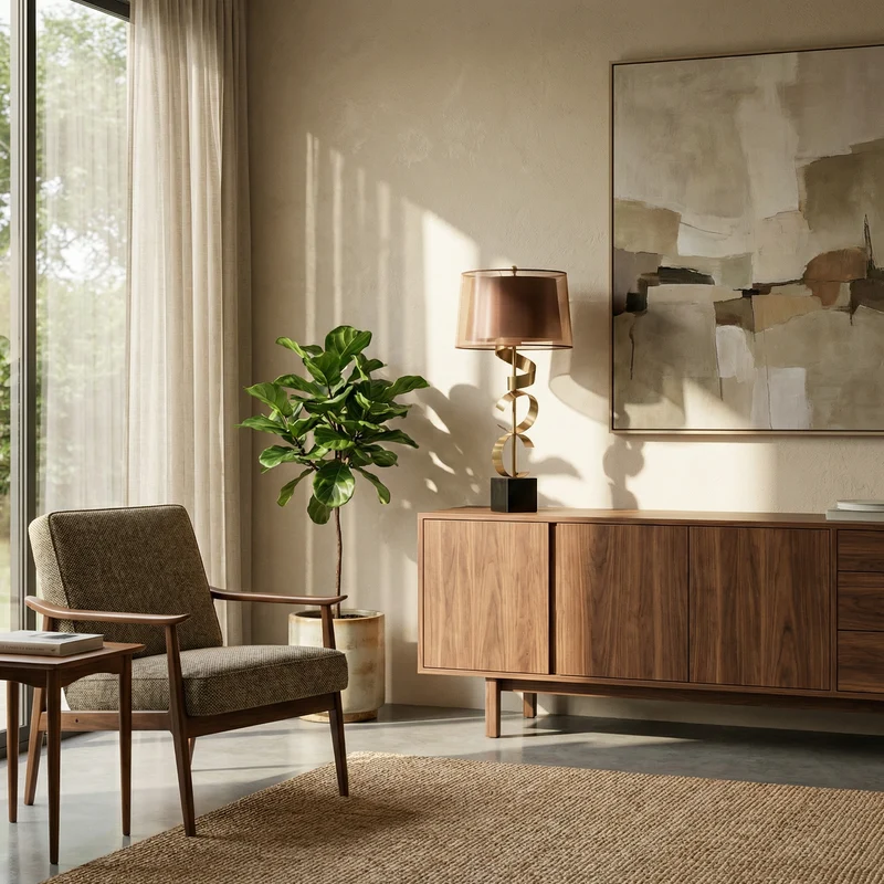 Elegante und minimalistische LED-Tischlampe im modernen Stil – Aéra