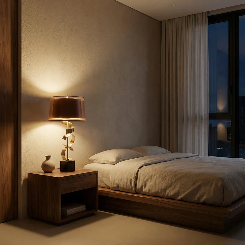 Elegante und minimalistische LED-Tischlampe im modernen Stil – Aéra