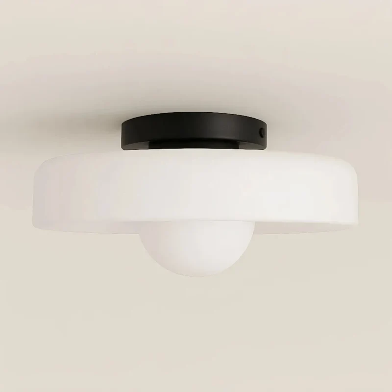 LED Glas-Deckenleuchte im Morandi-Stil für Flur und Eingangsbereich