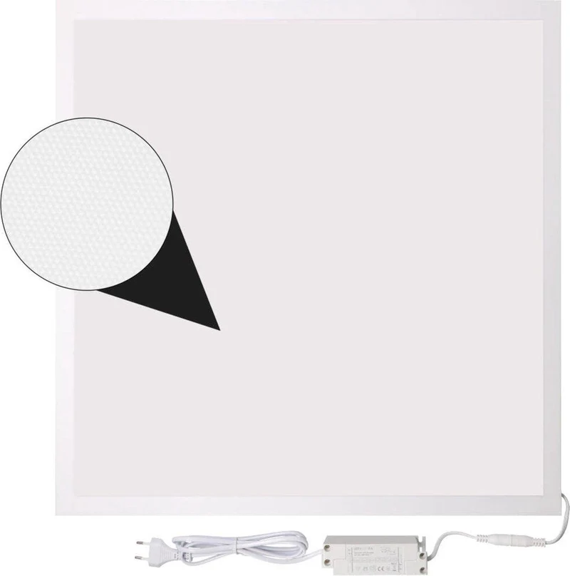 LED-Panel 60 x 60 cm – Abgehängte Deckenbeleuchtung – warmweißes Licht – 3450 lm