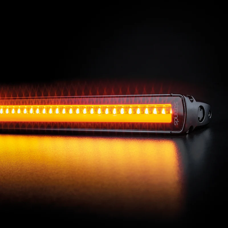 Strands Low Rider Positionslicht mit Warnblinklicht / 10"