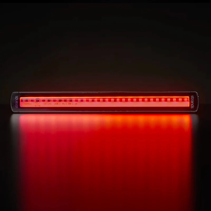 Strands Low Rider Positionslicht mit Warnblinklicht / 10"