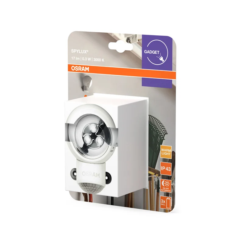 OSRAM LED Batteriebetriebene Leuchte, Leuchte für Innenanwendungen, Weiß, SPYLUX