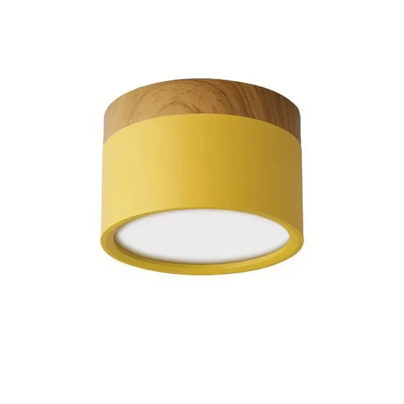 Skandinavischer Aufbaustrahler flach LED rund für Flur