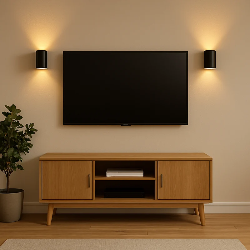 LED Wandleuchte schwarz Sonia | Rund | G9-Fassung