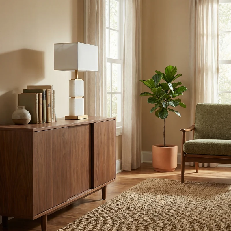 Zeitlose und schlichte Designtischlampe für gehobene Interieurs – Impérial