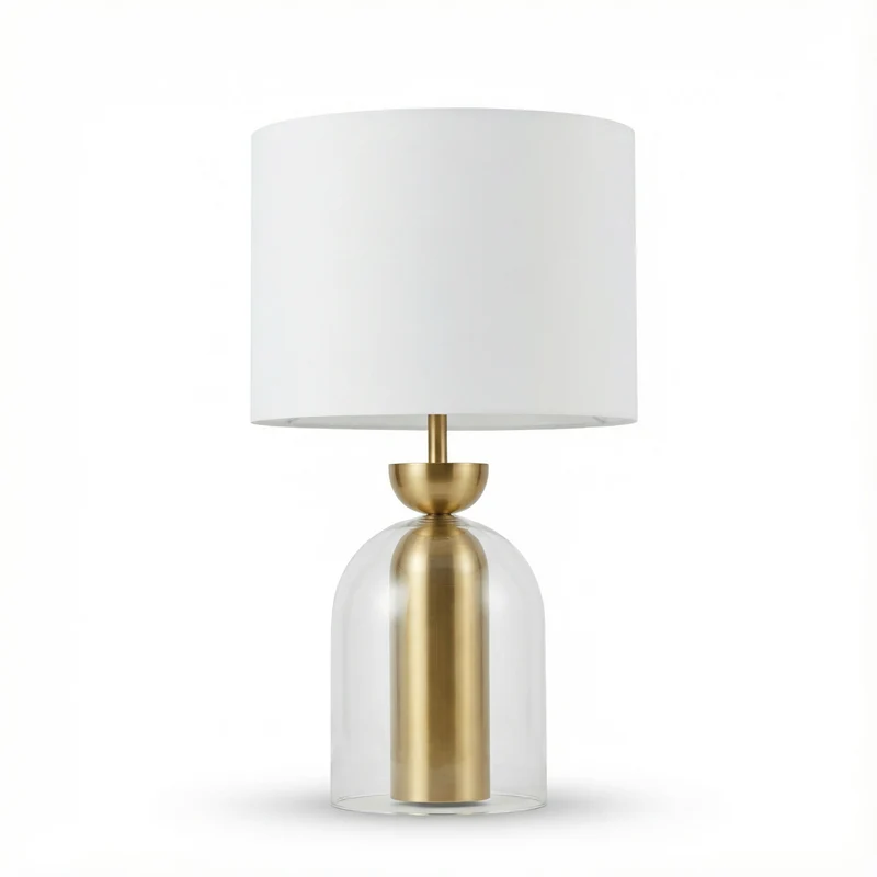 Moderne Tischlampe mit sanftem Licht und gemütlicher Atmosphäre – Lueur d'Ambre