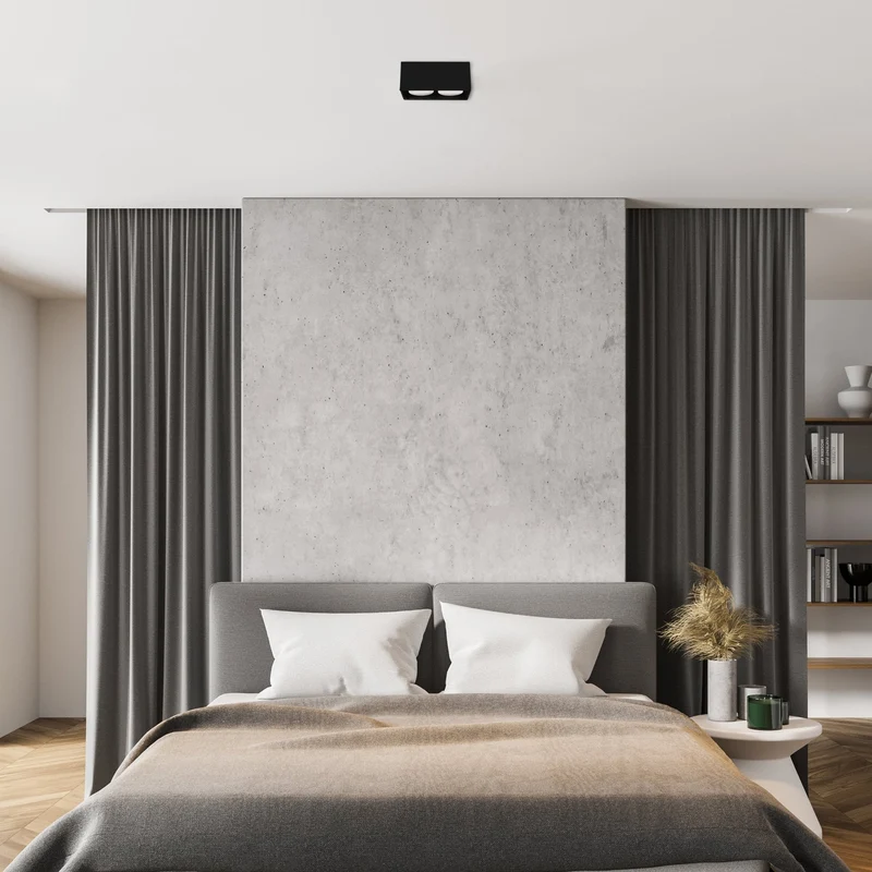 Deckenleuchte schwarz 2x GX53 bis 12W - LED's Light