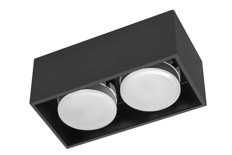 Deckenleuchte schwarz 2x GX53 bis 12W - LED's Light