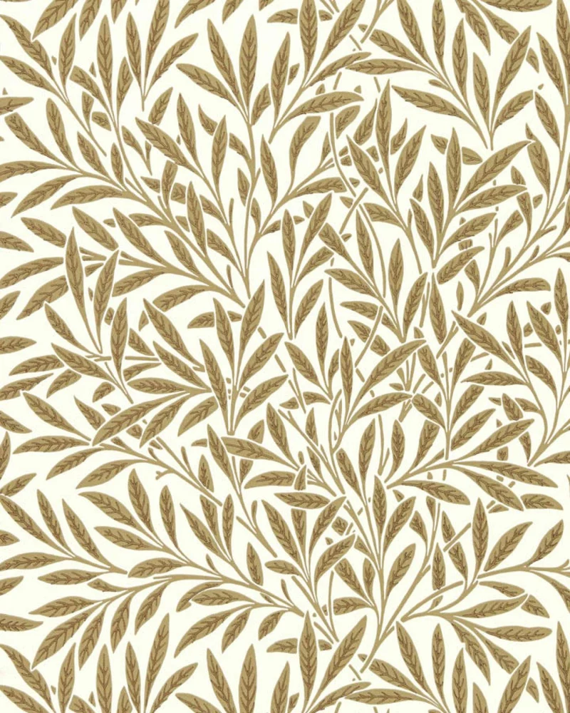 William Morris & Co. Tapet - Willow Cream/Brown