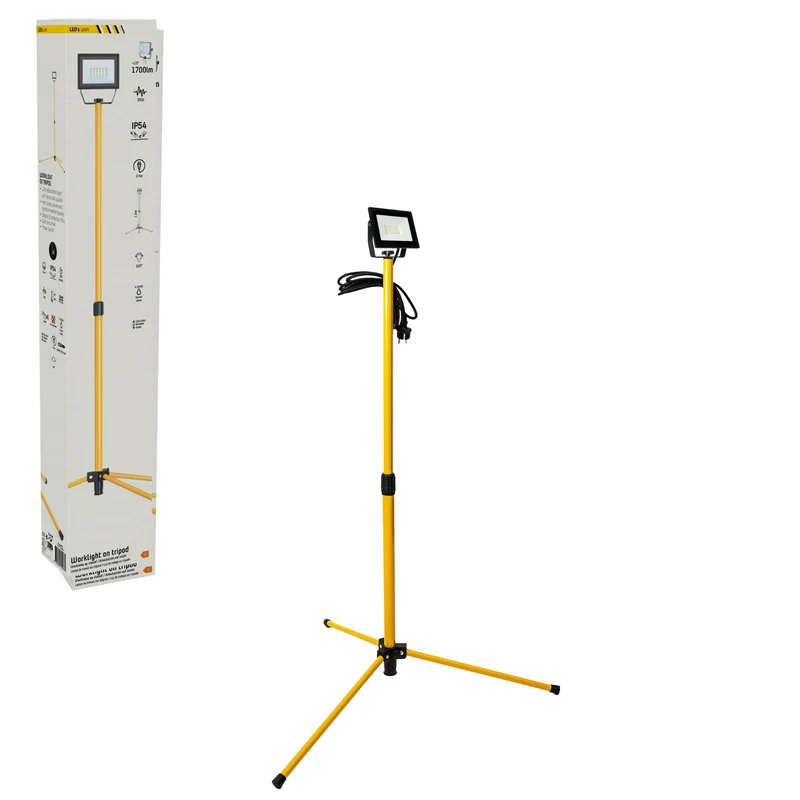 LED-Arbeitsstrahler mit 1,2m Stativ 20W neutralweiß IP54 2,5 m Zuleitung - LED's Work