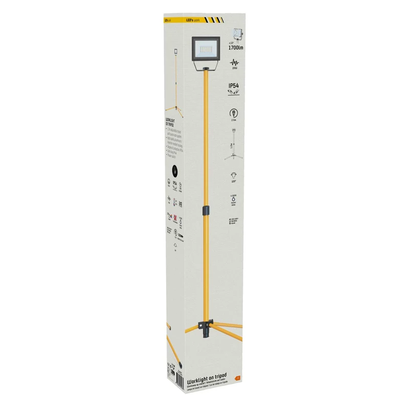 LED-Arbeitsstrahler mit 1,2m Stativ 20W neutralweiß IP54 2,5 m Zuleitung - LED's Work