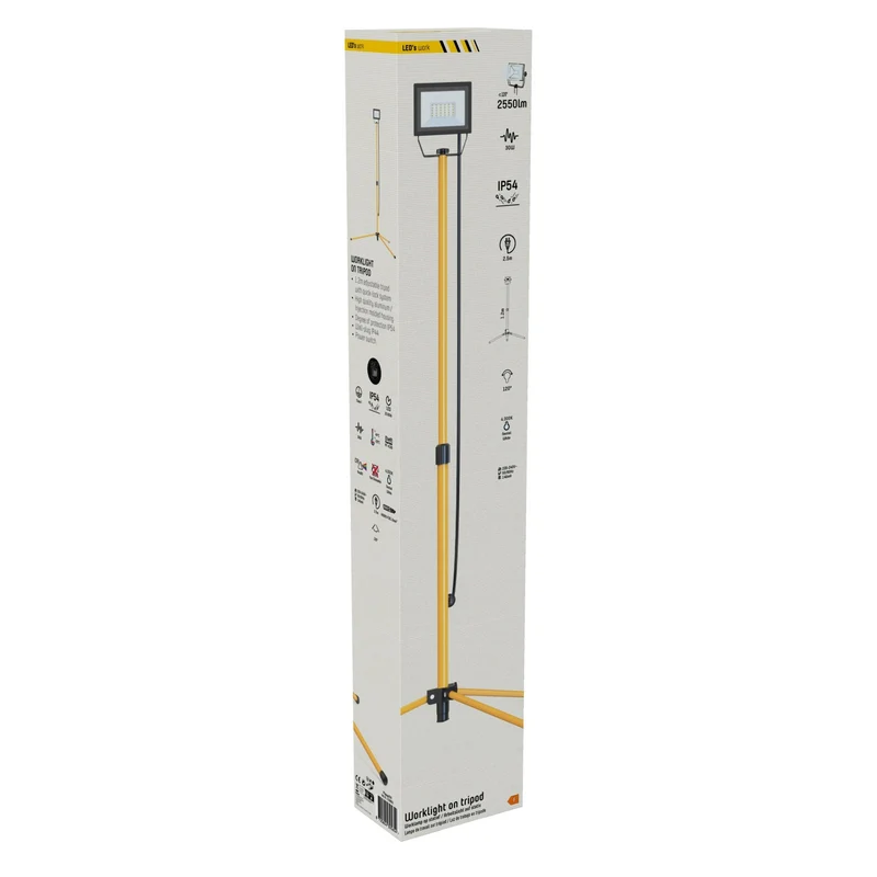 LED-Arbeitsstrahler mit 1,2m Stativ 30W neutralweiß IP54 2,5 m Zuleitung - LED's Work