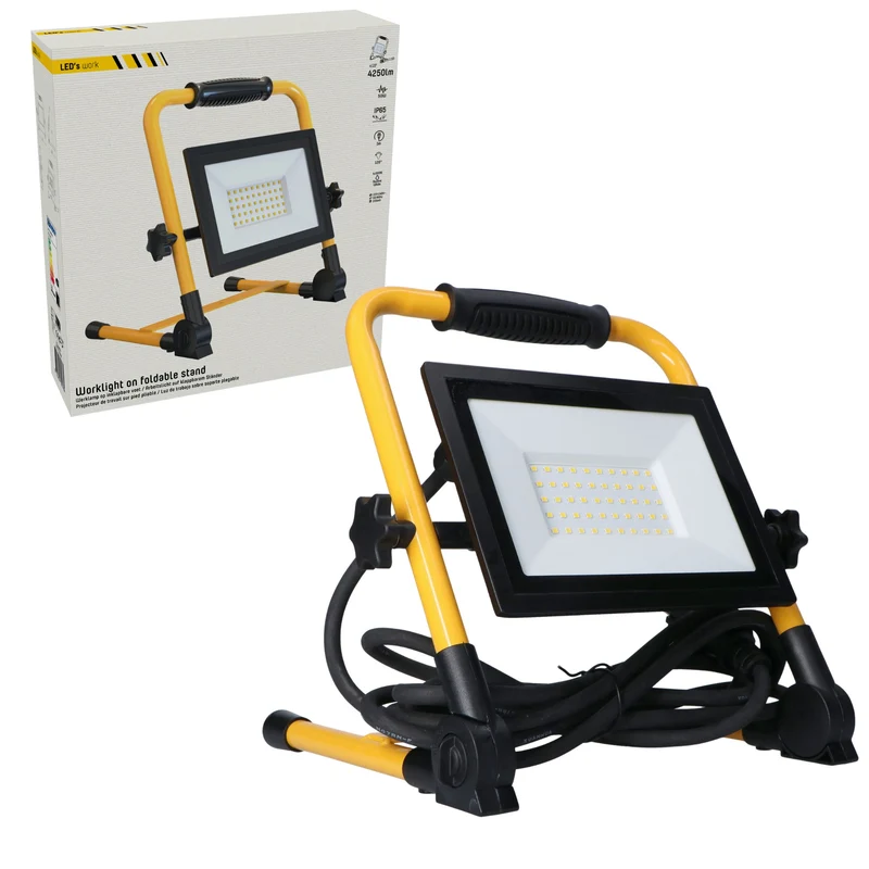 LED-Arbeitsstrahler 50W neutralweiß IP65 3,0 m Zuleitung - LED's Work