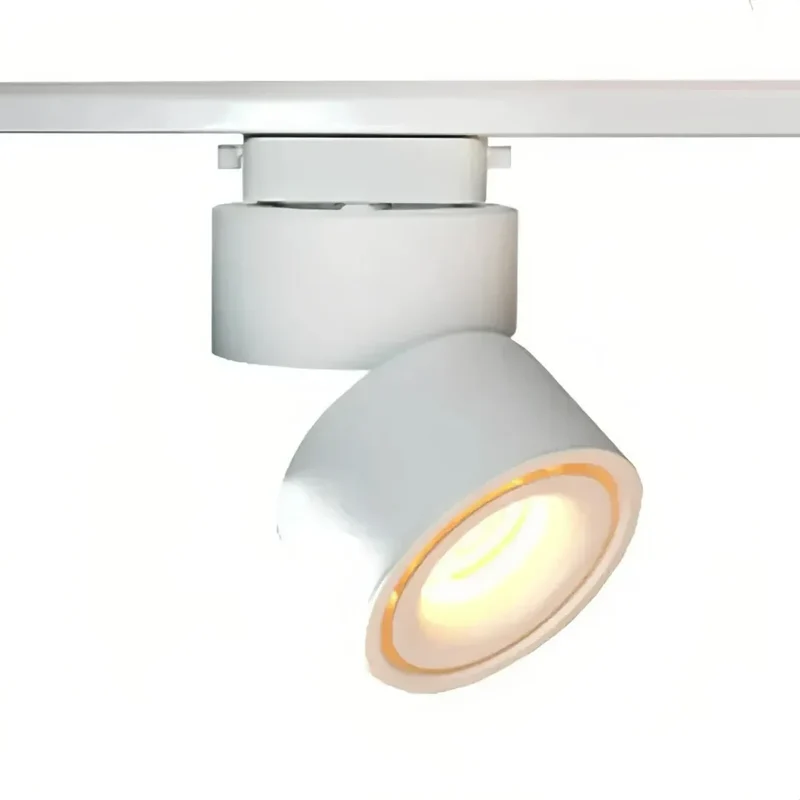 Schwenkbarer Aufbaustrahler im modernen Design für das Wohnzimmer