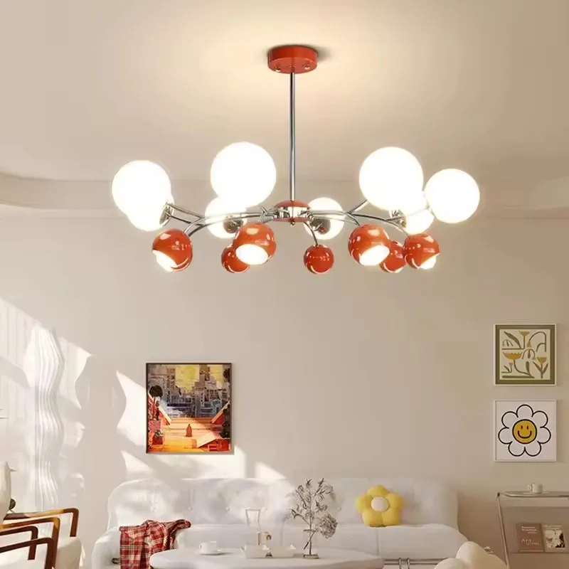 Deckenleuchte Fluid aus Metall & Glas mit warmem Halo – Vent Solaire
