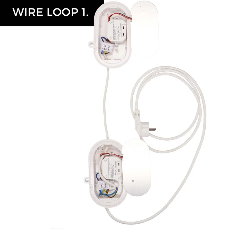 Ovalleuchte 9W CCT Leistungswahl IP65 IK10 3xKabeleinlass - LED's Light Pro