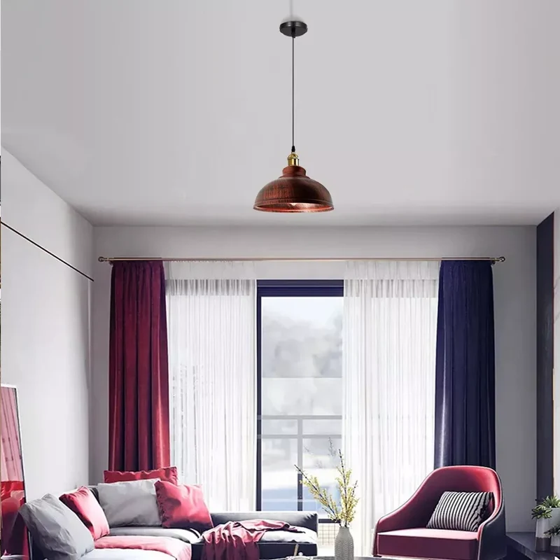 Moderne Retro Loft Deckenlampenschirm hängende Pendelleuchten~3091