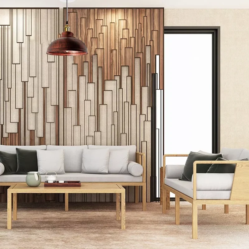 Moderne Retro Loft Deckenlampenschirm hängende Pendelleuchten~3091