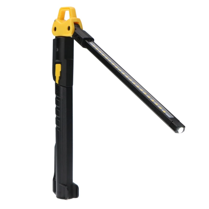 LED's Work Rechargeable Handlamp 500 - Inspektionslampe - Faltbar & Kabellos - Mit Magnet und Haken