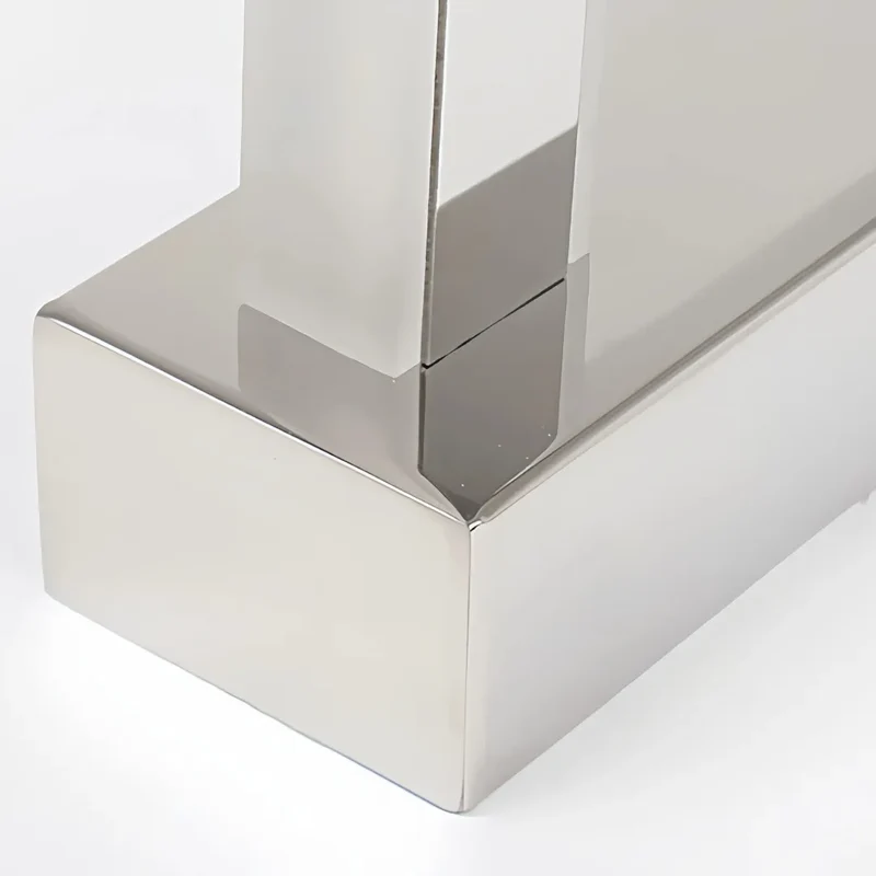 Moderne LED Bad-Wandleuchte aus Edelstahl, dimmbar, IP44