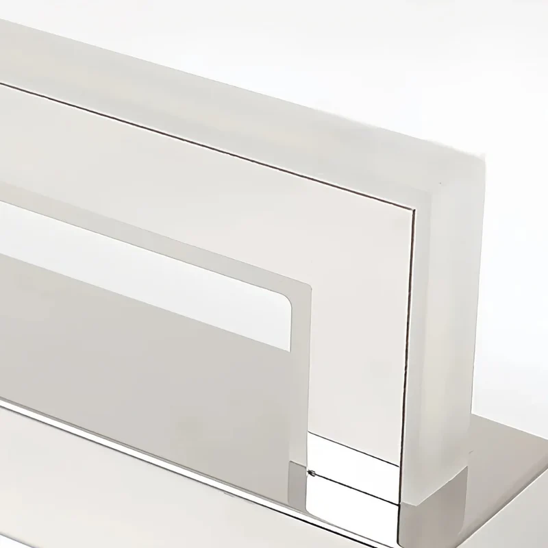 Moderne LED Bad-Wandleuchte aus Edelstahl, dimmbar, IP44