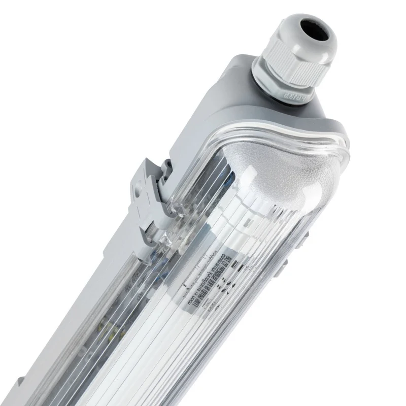 Feuchtraumleuchte mit LED-Röhre 60 cm 9W neutralweiß IP65 - LED's Light