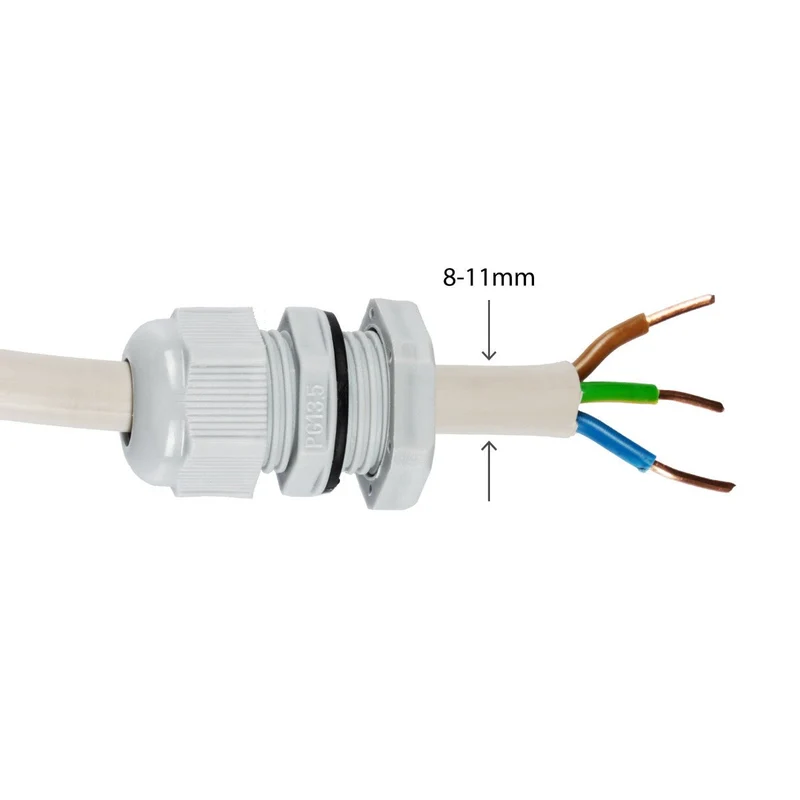 Feuchtraumleuchte mit LED-Röhre 60 cm 9W neutralweiß IP65 - LED's Light
