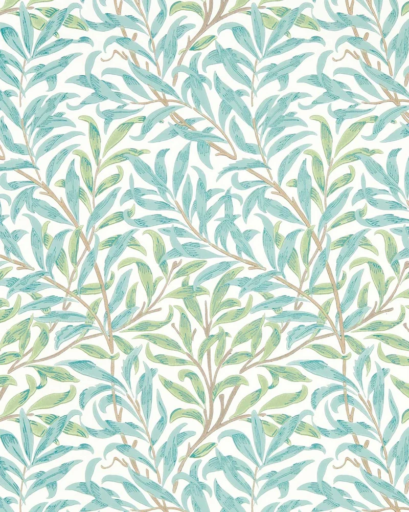 William Morris & Co. Tapet - Willow Boughs Willow/Seaglass