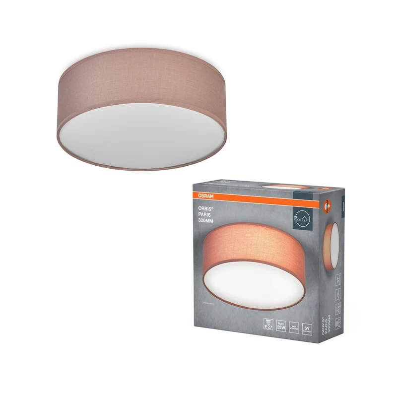 OSRAM ORBIS PARIS Deckenleuchte 300mm, braun, E27