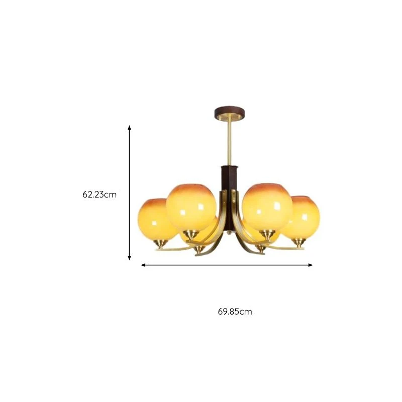 Deckenleuchte Zeitlose Eleganz & Goldglanz – Tao