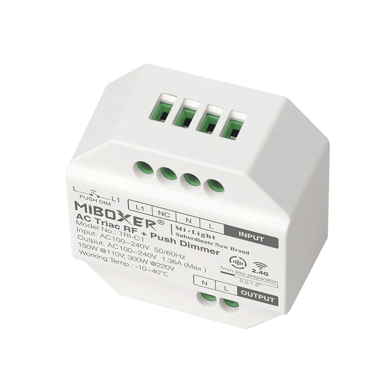 Mi-Light | Triac-Funk-LED-Dimmer | 300W | Phasenabschaltung